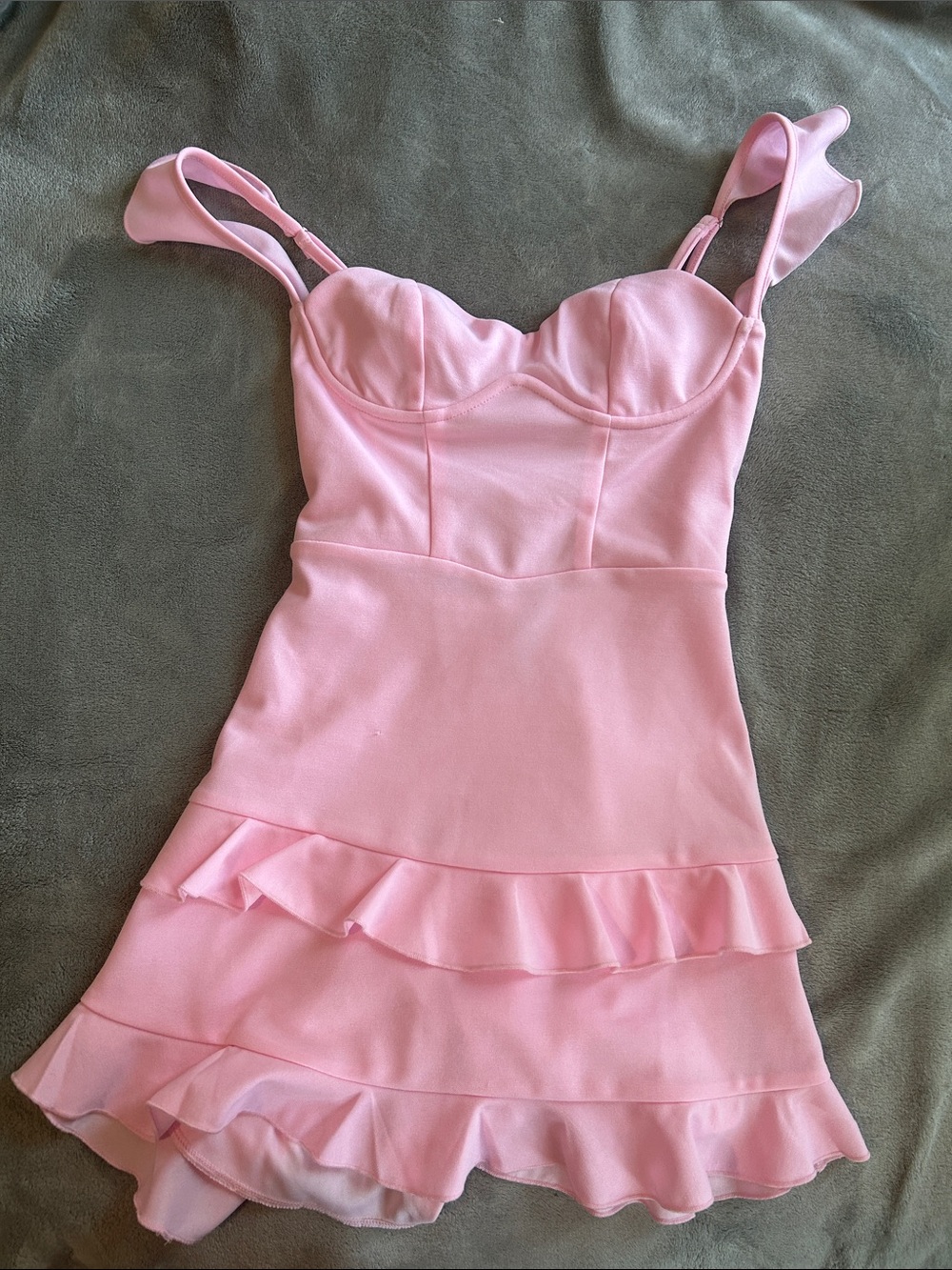 Lucy in the sky ruffle bodycon dress - Picture 1 of 4